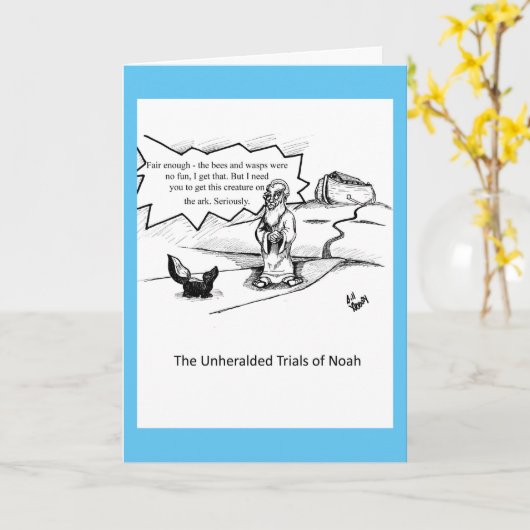 Aanmoediging Humor Wenskaart Kaart (Gele Bloem)