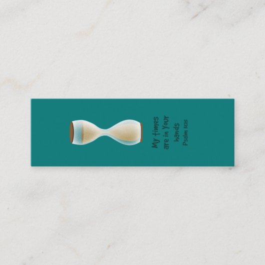 Aanmoediging in het wachten | CHRISTELIJK BLADWIJZ Mini Visitekaartje (Voorkant)