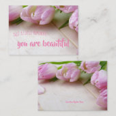 Aanmoediging: je bent mooi informatiekaartje (Voorkant / Achterkant)