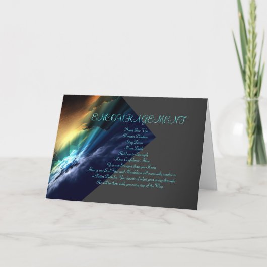 aanmoediging kaart (Voorkant)