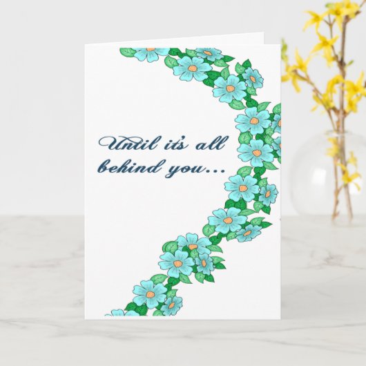 Aanmoediging Kaart (Gele Bloem)