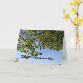 Aanmoediging Kaart (Gele Bloem)