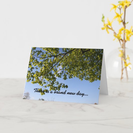 Aanmoediging Kaart (Gele Bloem)