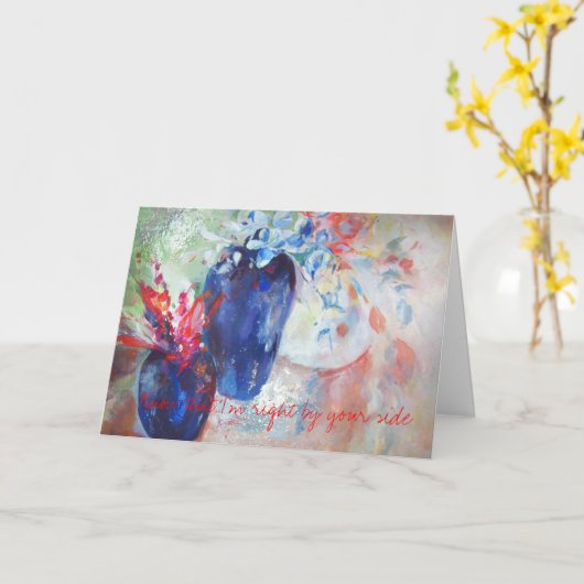 aanmoediging kaart (Gele Bloem)