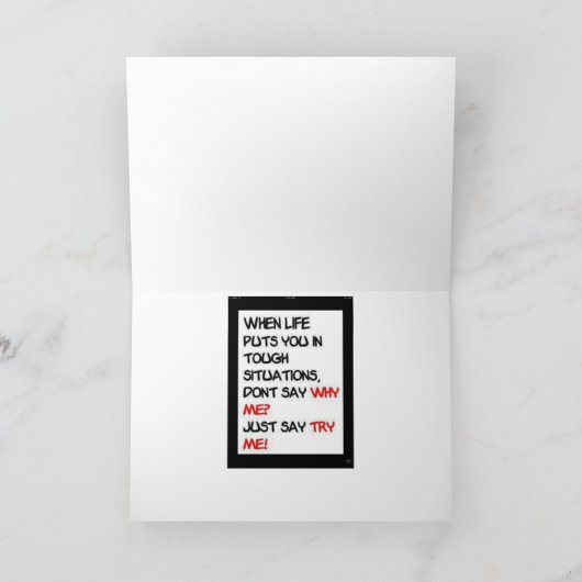 Aanmoediging Kaart (Binnen)