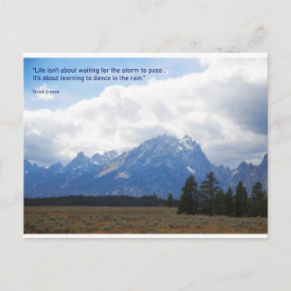 Aanmoediging Kaart - Dans in de regen