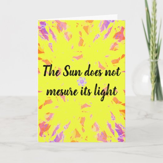 Aanmoediging Kaart en Inspirerend Kaart (Voorkant)