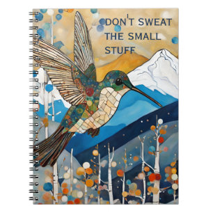 Aanmoediging kolibrie notitieboek