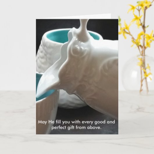 Aanmoediging met Heilige Schrift Kaart (Gele Bloem)