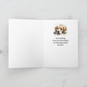 Aanmoediging of word goed Schattige verdrietige ho Kaart (Binnen)