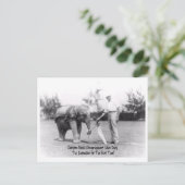 Aanmoediging - Olifanten spelen golf Briefkaart (Staand voorkant)