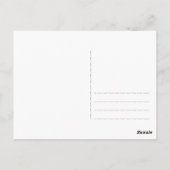 Aanmoediging om alleen maar te breken bij het stra briefkaart (Achterkant)