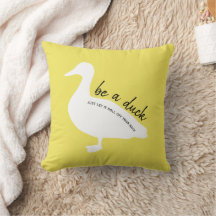 Aanmoediging om een Duck Yellow te zijn