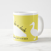 Aanmoediging om een dutje te zijn grote koffiekop (Voorkant rechts)