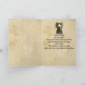 Aanmoediging om een geweldige Dane Sending Love te Kaart (Binnen)