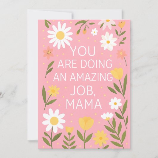 Aanmoediging Ondersteuning Kaart - Postpartum Nieu (Voorkant)