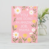 Aanmoediging Ondersteuning Kaart - Postpartum Nieu (Staand voorkant)