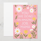 Aanmoediging Ondersteuning Kaart - Postpartum Nieu (Voorkant / Achterkant)