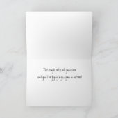 Aanmoediging PNK Flamingo Funny Humor Kaart (Binnen)