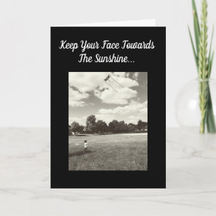 Aanmoediging Richt Je Gezicht Op De Zonneschijn In Kaart