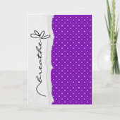 aanmoediging steun zuivelbloem kaart (Voorkant)