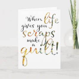 aanmoediging tot quilteren kaart