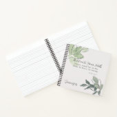 Aanmoediging van Bijbelversie en prijsopgave over  Notitieboek (Binnen)