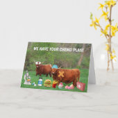 aanmoediging van gekke stuurkanker kaart (Gele Bloem)