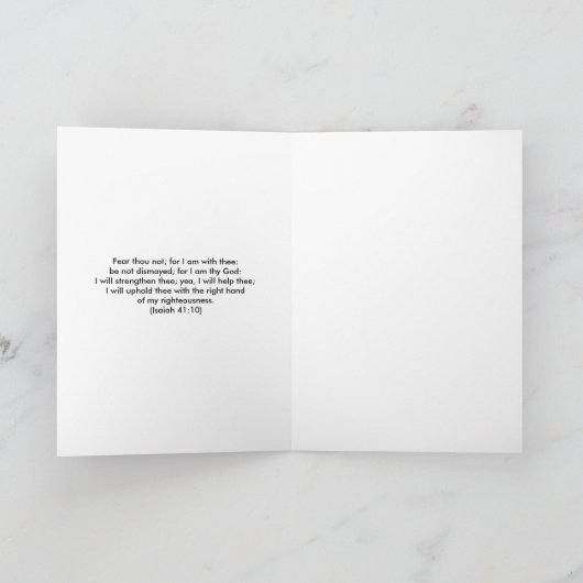 Aanmoediging van God Kaart (Binnen)