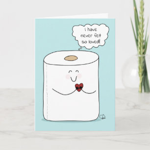 Aanmoediging van Humor, Covid 19 virus, Toilet Pap Kaart