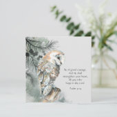 Aanmoediging van Inspirerend Bijbelscripts (Staand voorkant)