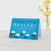 Aanmoediging van kankerpatiënten - Verbazingwekken Kaart (Gele Bloem)