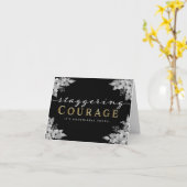 Aanmoediging van kankerpatiënten - verbluffende mo kaart (Gele Bloem)