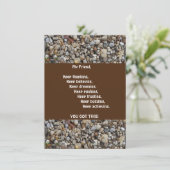 Aanmoediging van Man flat-Wenskaart (Staand voorkant)