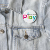 Aanmoediging van Play Round Button Logo (In situ)