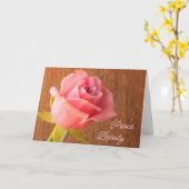 Aanmoediging van roos kaart (Gele Bloem)