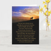 Aanmoediging van Spirituele paard maakt zich geen  Kaart (Gele Bloem)