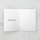 Aanmoediging van vriendschapskaarten, schattige ca kaart (Binnen)