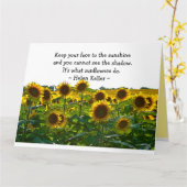 aanmoediging van zonnebloemvelden kaart (Gele Bloem)