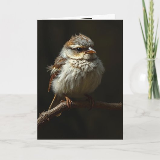 Aanmoediging Verheffende Quote over Hoop Schattige Kaart (Voorkant)