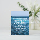 Aanmoediging | Vertrouwelijk Briefkaart (Staand voorkant)