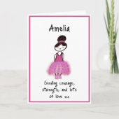 Aanmoediging voor borstkanker kaart (Voorkant)