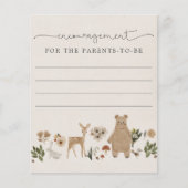 Aanmoediging voor de Ouders - Baby shower Kaarten (Voorkant)