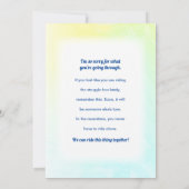 Aanmoediging voor de Struggle Bus Kaart (Achterkant)