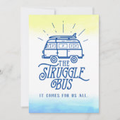 Aanmoediging voor de Struggle Bus Kaart (Voorkant)