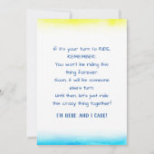 Aanmoediging voor de Struggle Bus Kaart (Achterkant)