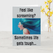 Aanmoediging voor moeilijke tijden! kaart (Gele Bloem)