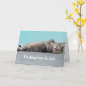 Aanmoediging voor ongebruikte kattenondersteuning kaart (Gele Bloem)