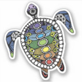 Aanmoediging voor schildpadden sticker (Voorkant)