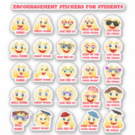 Aanmoediging voor studenten om Stickers te koelen